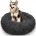 Soft Plush Dog Bed, Dog Cat Luxury Faux Fur Donut Cushion, Warm Cozy Joint Anxiety Relief Sleeper